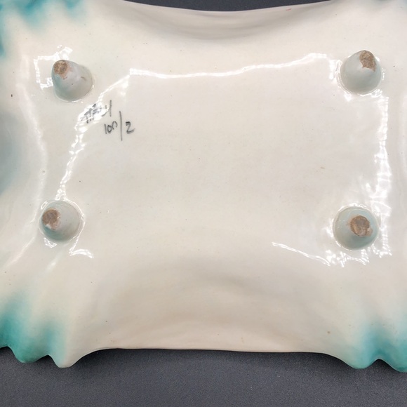 VINTAGE ITALIAN MAJOLICA HANDPAINTED CERAMIC CANDY/NUT DISH HAND-MADE IN ITALY - Picture 11 of 11